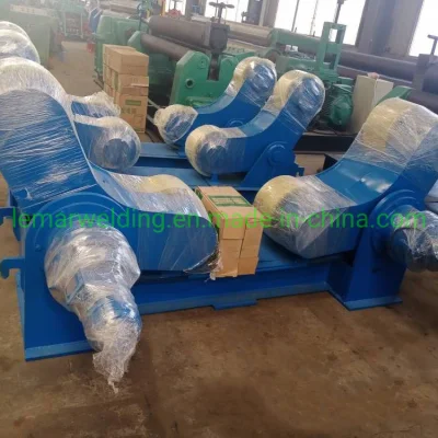 40ton tubo ajustable de soldadura del depósito de Rodillos Rodillos girando