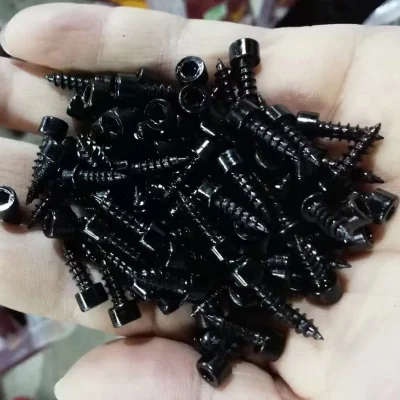Cabezal de cubeta de perforación con cabezal de cola de taladro con parte rebajada en cruz de acero inoxidable Tornillos
