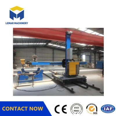 Depósito de gran diámetro longitudinal o soldadura circunferencial de las articulaciones manipulador