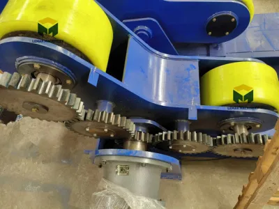 Poliuretano resistente al girar los rodillos de soldadura de tubo para Servicio Pesado Rotator