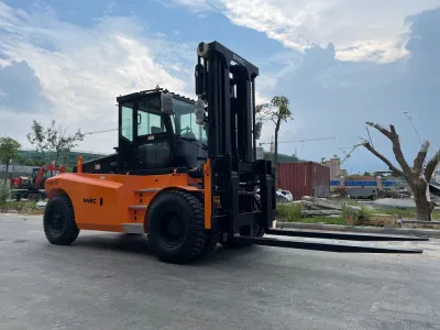 Manipulador de contenedores Forklift Heavy Duty Grua horquilla 16 Ton Diesel Carretilla elevadora para la venta
