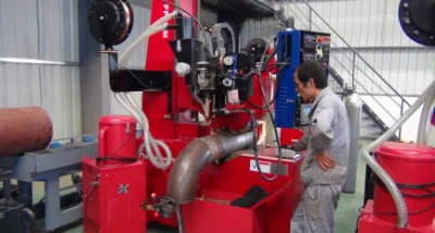 La prefabricación de tubo de tipo rodillo de soldadura automática