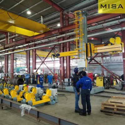Columna de soldadura y el brazo manipulador de soldadura de tubo automática