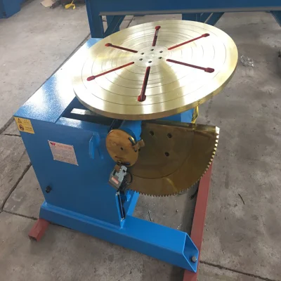 Posicionador automático de soldadura/Mesa giratoria y giratoria/portabrocas giratorio/posicionador de soldadura de estructura de acero Para línea de producción de recipiente a presión