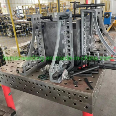 Fundición Plancha de acero placa 3D Mesa de trabajo de soldadura flexible Robot 3D Herramientas de soldadura