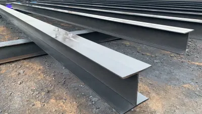 Soldadura de acero al carbono galvanizado Columna de acero de vigas H