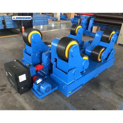China Proveedor 200t rodillo de torneado de soldadura tanque de soldadura de tubería ajustable Rotador