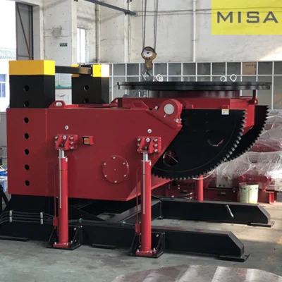 Carga máx. 10 Ton posicionador de soldadura elevable Mesa giratoria para tubo de la soldadura y equipos de posicionamiento
