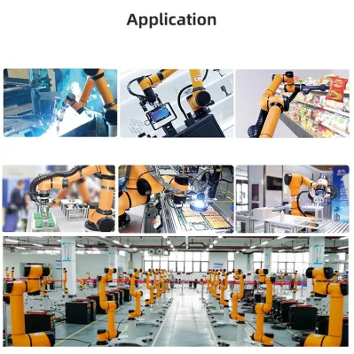 Robot Cobot Palletizer Mini China Fabricante de aleación de aluminio de 10kg de carga de los robots de colaboración personalizada mayorista OEM Manipulador de 6 ejes