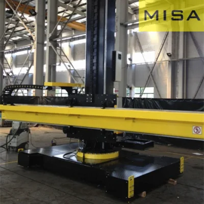 Manipulador de soldadura de tubo con 5m de carrera horizontal eficaz equipo de soldadura/ la columna y brazo