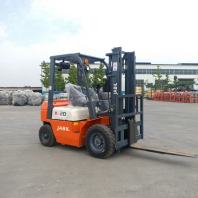 China Proveedor 3m 5m 6m elevación altura 2000kg gasolina Forklift Precio