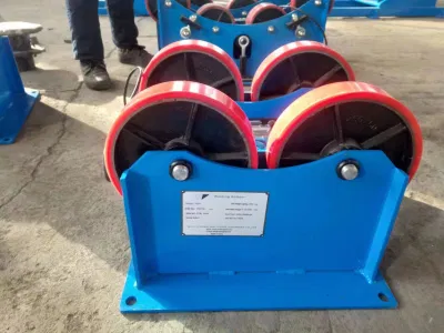 80 a 1000 toneladas de soldadura en China el rotador de buque de girar los rodillos de presión de los tanques de buques