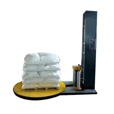 Electric tocadiscos automático con film estirable PE Pre-Stretch Pallet Estiramiento Envoltura envolviendo la Máquina de embalaje