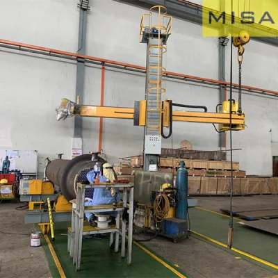 Movimiento automático de soldadura giran de columna y brazo manipulador de soldadura y equipos de posicionamiento
