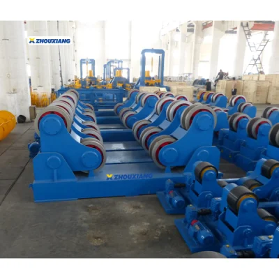 China Proveedor 200t rodillo de torneado de soldadura tanque de soldadura de tubería ajustable Rotador
