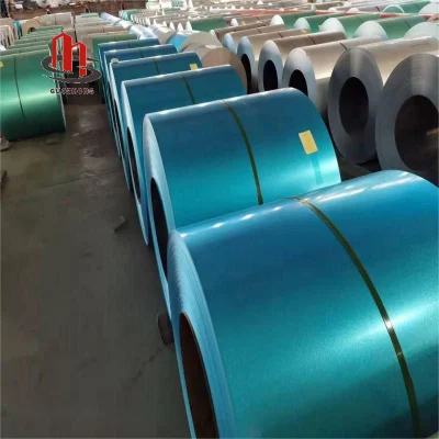 El color de hoja de aluminio recubierto de rodillo de metal de aleación de aluminio de los precios Prepainted Guarnecido de rollos