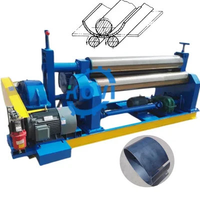 Máquina de flexión de placa metálica de cuatro ejes de tres ejes de servicio pesado especial industrial, máquina de placa de acero para rodillos de máquina de placa de flexión