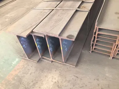 Soldadura de acero al carbono galvanizado Columna de acero de vigas H