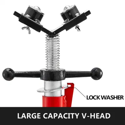 V-Head 2-Ball patas plegables soldadura Jacks ajustables 1107c Soporte de tubería