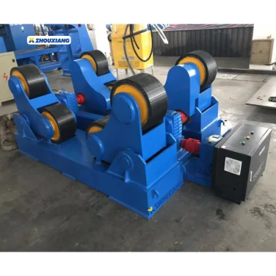 China Proveedor 200t rodillo de torneado de soldadura tanque de soldadura de tubería ajustable Rotador