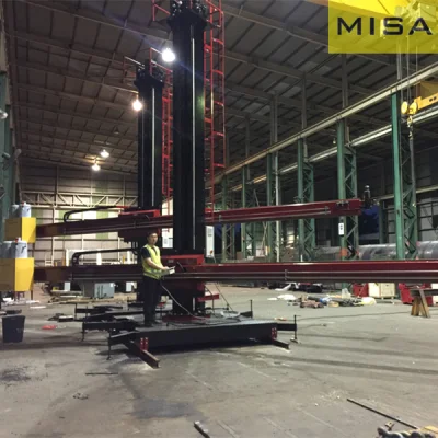 5m x 6m de manipulador de soldadura, de carga máxima 300 kg, la carrera vertical de 5m de equipos de soldadura