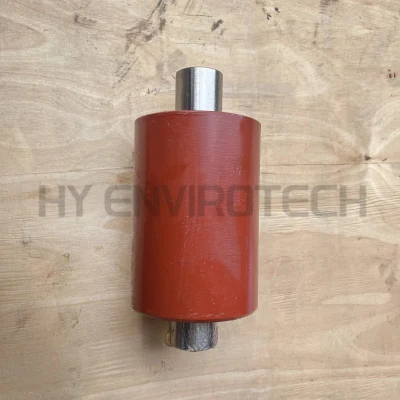 Rodillo de punta de acero de 4&quot;X 6&quot; con eje de 8,25&quot; usado en Contenedor de rollo de Hy Envirotech