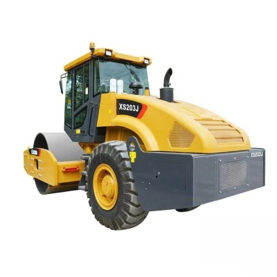 Tipo de contenedor de 20 Ton XS203j solo vibratorio de tambor Road Roller