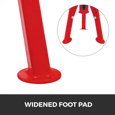 Heavy Duty 1.5ton V fija de acero del tubo de cabeza de gato/tubo ajustable Stand para la soldadura
