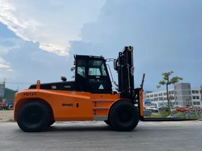 Manipulador de contenedores Forklift Heavy Duty Grua horquilla 16 Ton Diesel Carretilla elevadora para la venta