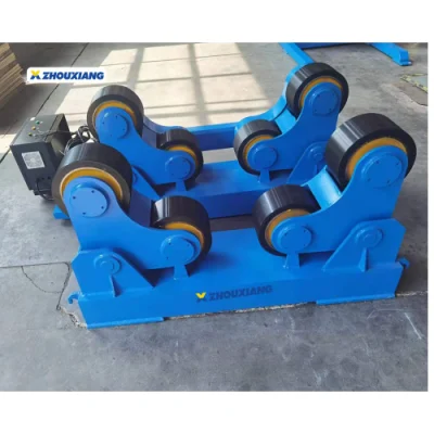 Línea de producción de tanques Zhouxiang rodillo rotatorio de soldadura de 100 toneladas automático Rodillo de giro