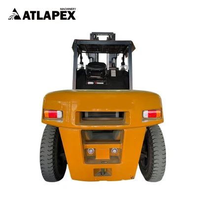 Cpcd100 10ton carretilla elevadora hidráulica diésel con palanca lateral y. Posicionador de horquilla