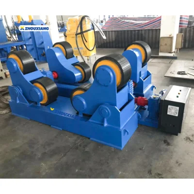 China Proveedor 200t rodillo de torneado de soldadura tanque de soldadura de tubería ajustable Rotador