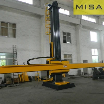 Manipulador de soldadura de tubo con 5m de carrera horizontal eficaz equipo de soldadura/ la columna y brazo