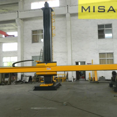 Manipulador de soldadura de tubo con 5m de carrera horizontal eficaz equipo de soldadura/ la columna y brazo