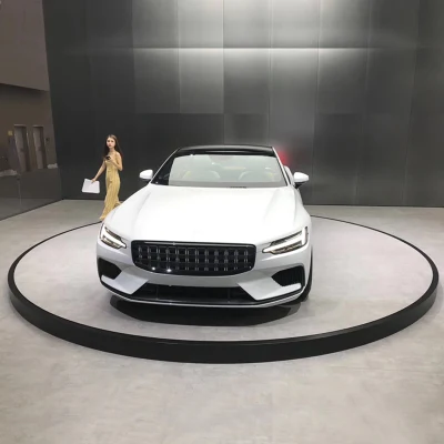 Aparcamiento de coches de 360 grados de giro de pantalla