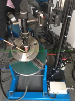 Posicionador de soldadura giratorio corona con Self-Centering torno de 3 mordazas de sujeción