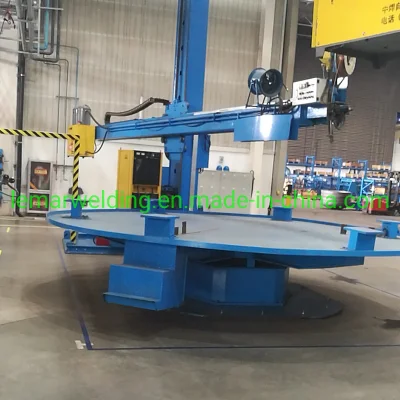 Brida de 300kg de soldadura automática de costura circular de la tabla de giro posicionador