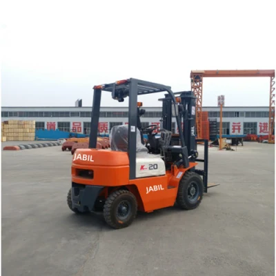 China Proveedor 3m 5m 6m elevación altura 2000kg gasolina Forklift Precio
