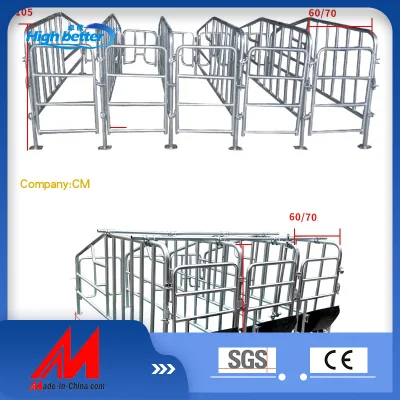 2023 Poza completa de alta calidad pluma de farrowing/Pig cama de farrowing Posicionamiento Barandilla