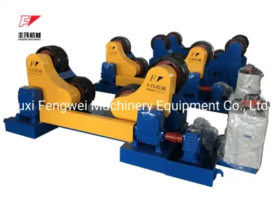 Movimiento manual rodillos de torneado de soldadura autoalineantes con motor 0,75kW