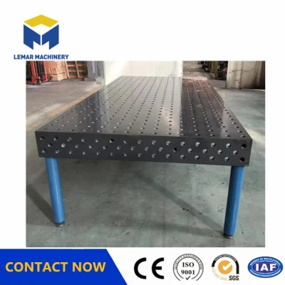 Cinco superficies de trabajo 3D Mesa de soldadura y fijaciones