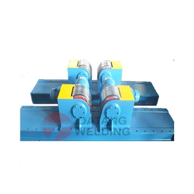 Datang rotador de soldadura de tubo de 20t/tornillo ajustable rotador de soldadura