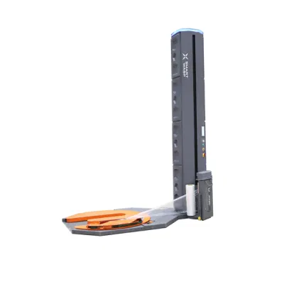 Tipo E de estirar el ajuste de palet Mchiane Control PLC con 1800mm de tamaño de la plataforma giratoria