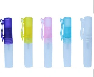 8ml Perfume Pen glaseado con plástico pulverizador y tapa de plástico