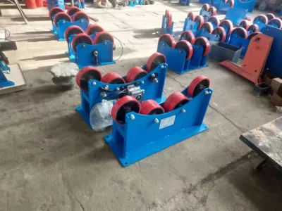 80 a 1000 toneladas de soldadura en China el rotador de buque de girar los rodillos de presión de los tanques de buques