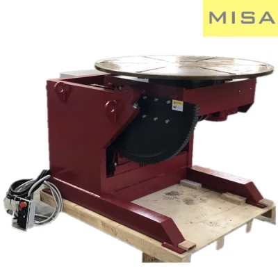 Posicionador de soldadura de Rotary para la brida de codo de tubo de inclinación y rotación