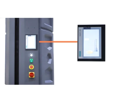 Tipo E de estirar el ajuste de palet Mchiane Control PLC con 1800mm de tamaño de la plataforma giratoria
