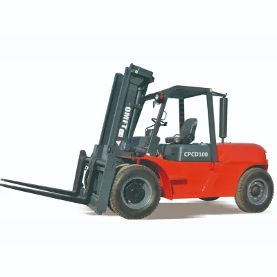 10ton/10000kg carretilla elevadora diesel de 4,5 m/3m/5m/6m de altura de elevación, con japonés Isuzu/Mitsubishi/Motor Perkins, con desplazamiento lateral/Neumático macizo