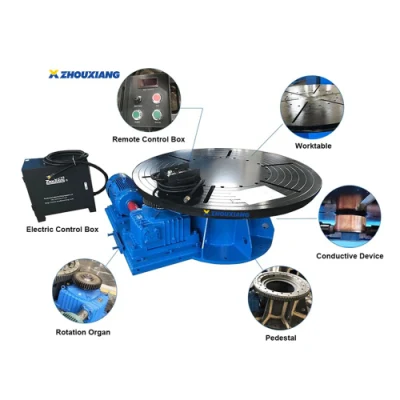 Mesa giratoria horizontal de alta eficiencia posicionador de soldadura CNC Mesa giratoria para Venta