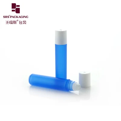 Vaciar 3ml rollo en botella Amber Travel Tamaño PP PCR Contenedor de suero de ojo de plástico con bola de rodillo de masaje